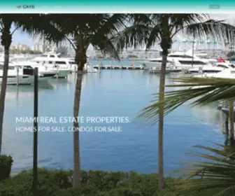 Cays.com(Miami Real Estate) Screenshot