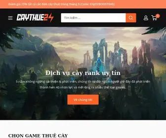 Caythue24.com(Website Cày Thuê Games Chuyên Nghiệp Đầu Tiên tại Việt Nam) Screenshot