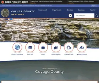 Cayugacounty.us(Cayuga County) Screenshot