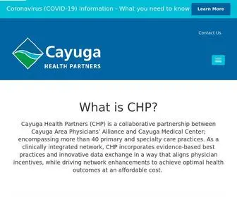 Cayugahealthpartners.com(Cayuga Health Partners) Screenshot