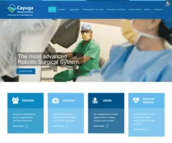 Cayugamedicalassociates.org(Cayuga Medical Associates) Screenshot