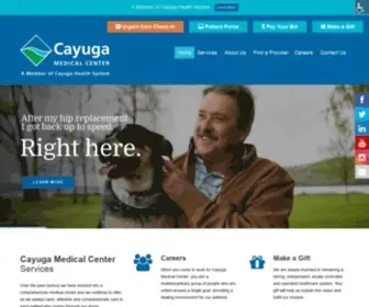 Cayugamed.org(Cayuga Medical Center) Screenshot