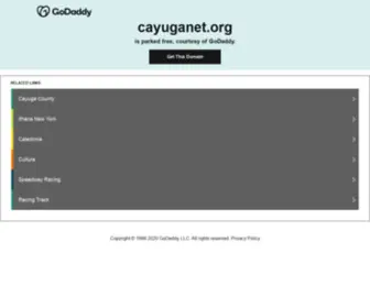 Cayuganet.org(CayugaNet Cayuga County and Auburn NY On) Screenshot