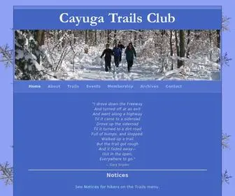 Cayugatrailsclub.org(Cayuga Trails Club) Screenshot