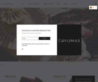 Cayumas.com(LAS AUTENTICAS FRIULANE) Screenshot