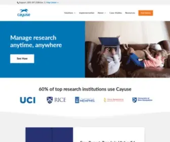 Cayuse.com(ERA Software) Screenshot