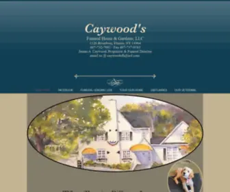 Caywoodsfuneralhome.com(Mysite) Screenshot