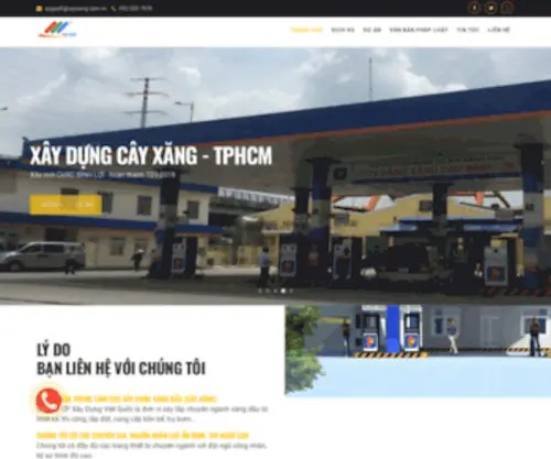 Cayxang.com.vn(NHÀ THẦU CHUYÊN NGHIỆP TRONG LĨNH VỰC XĂNG DẦU (CÂY XĂNG)) Screenshot