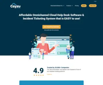 Cayzu.com(Help Desk Software (Cloud HelpDesk)) Screenshot