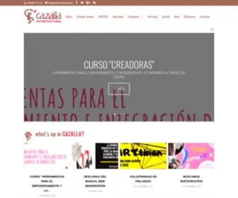 Cazalla-Intercultural.org(Asociación Cazalla) Screenshot