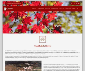Cazalla.org(Web oficial de Turismo del Excmo) Screenshot