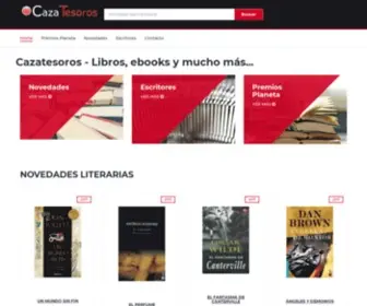 Cazatesoros.es(Libros y ebooks) Screenshot