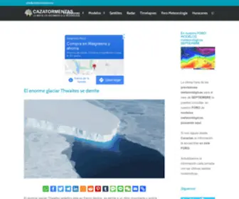 Cazatormentas.net(Toda la información acerca de la meteorología) Screenshot