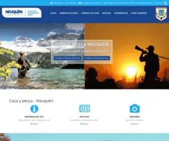 Cazaypesca.com.ar(Caza y Pesca Neuquen) Screenshot