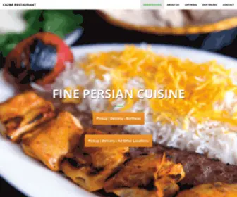Cazbarestaurant.com(Cazba Restaurant) Screenshot