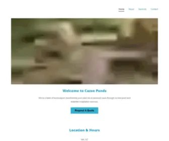 Cazeeponds.com(Cazeeponds) Screenshot