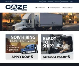 CazFRT.com(Central Arizona Freight) Screenshot