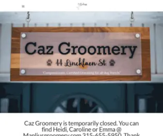 Cazgroomery.com(CAZ GROOMERY) Screenshot