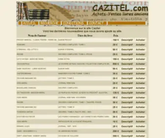 Cazitel.com(La bibliotheque sur internet) Screenshot