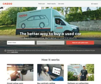 Cazoo.com(The better way to buy your next car) Screenshot