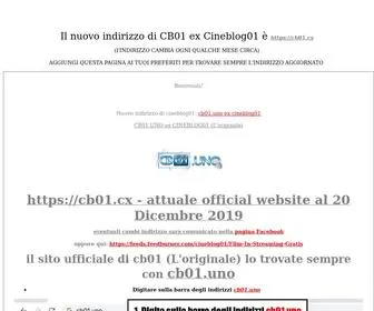 CB01-Nuovo-Indirizzo.info(Cineblog) Screenshot