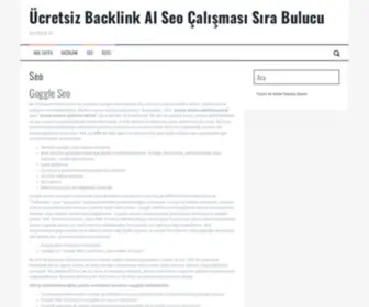 Cbacklink.com(Ücretsiz Backlink Al Seo Çalışması Sıra Bulucu) Screenshot