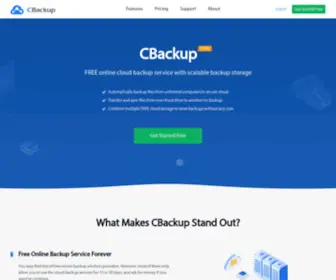 Cbackup.com(FREE CBackup) Screenshot