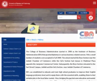 Cba.edu.sa(Cba) Screenshot