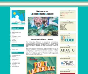 Cbaftl.com(The Central Beach Alliance) Screenshot