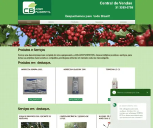 Cbagroflorestal.com.br(Cbagroflorestal) Screenshot