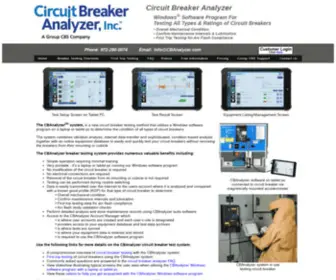 Cbanalyzer.com(This circuit breaker analyzer) Screenshot