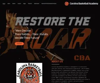 Cbaprep.com(Carolina Basketball Academy) Screenshot