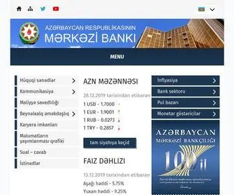 Cbar.az(Azərbaycan Respublikasının Mərkəzi Bankı) Screenshot