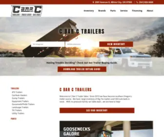 Cbarctrailers.com(Big Tex Trailers in White City) Screenshot