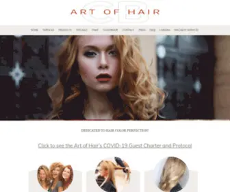 Cbartofhair.com(CAPPOLA-BROKAW ART OF HAIR) Screenshot
