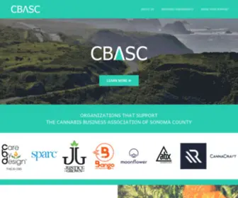 Cbasc.org(Cannabis Business Association of Sonoma County (CBASC)) Screenshot