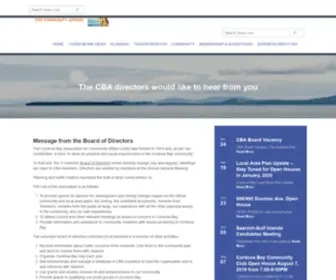 Cbasn.com(Cordova Bay Association for Community Affairs) Screenshot