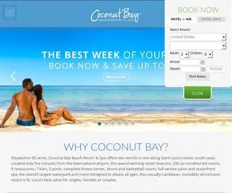 Cbayresort.com(Coconut Bay Beach Resort & Spa) Screenshot