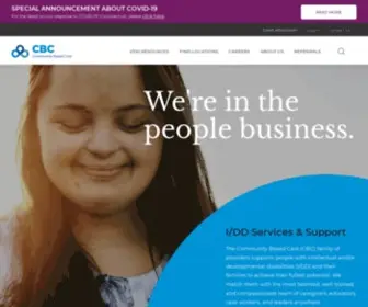 Cbcarellc.com(Community Based Services for Intellectual and Developmental Disabilities) Screenshot