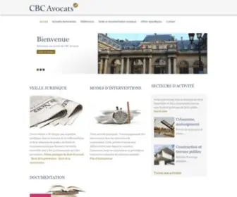 Cbcavocats.com(CBC Avocats) Screenshot