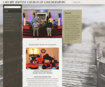 CBcburg.org(Calvary Baptist of Childersburg) Screenshot