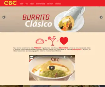 CBcburrito.com(California Burrito Company) Screenshot