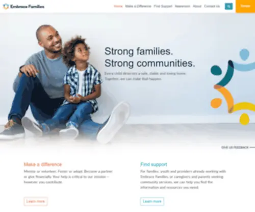 CBCCFL.org(Embrace Families) Screenshot