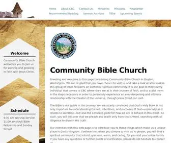 CBCDayton.org(Community Bible Church) Screenshot