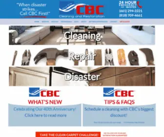 CBcfirst.com(Santa Clarita Carpet Cleaning Service) Screenshot