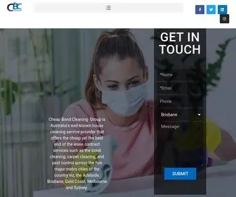 CBCG.com.au(One Stop For All Your Cleaning Needs) Screenshot