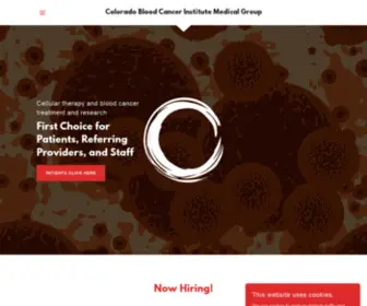 Cbci.org(Colorado Blood Cancer Institute Medical Group) Screenshot