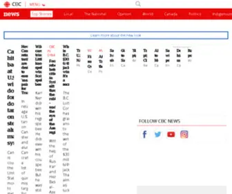 CBcnews.ca(CBC News) Screenshot