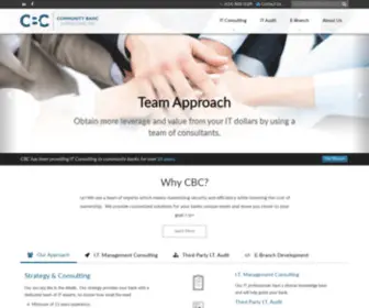 Cbcohio.net(Community Banc Consulting) Screenshot