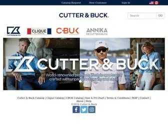 Cbcorporate.com(Cutter & Buck) Screenshot
